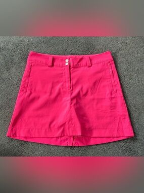 Nike Hot Pink DriFit Golf Tour Performance Skort Tennis Sport Athletic Size 8/M